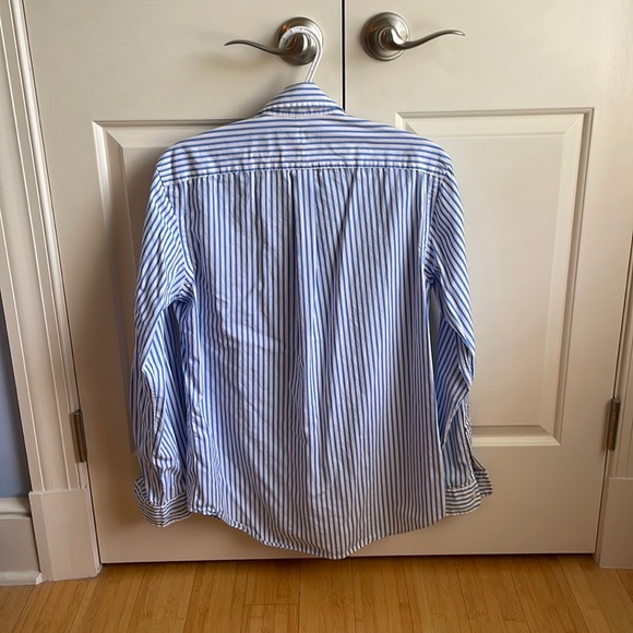Ralph Lauren Button Down White/Blue Size M - Picture 2 of 3
